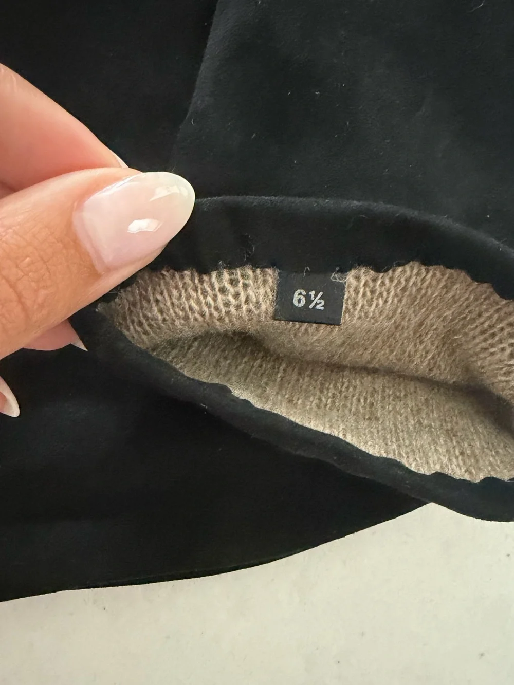 Genuine Suede/Leather Long Suede Gloves